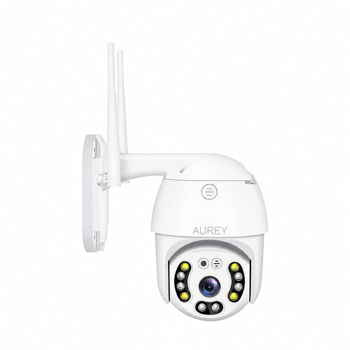 WiFi PTZ Outdoor Security Camera, Wireless CCTV Camera with Night Vision, Motion Detection & Two-Way Audio