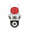 AUREY Dual-Lens  4MP WiFi PTZ Security Camera with Siren Alarm, Night Vision, Motion Detection & Two-Way Audio
