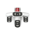 AUREY Triple-lens WiFi 6MP  PTZ Security Camera with Siren Alarm, Night Vision, Motion Detection & Two-Way Audio