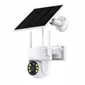 AUREY WiFi 5MP Solar Security Camera, Outdoor PTZ CCTV Camera with Solar Panel & Remote App Viewing