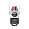 AUREY Dual-Lens WiFi 4MP PTZ Security Camera with Siren Alarm Light, Night Vision, Motion Detection & Two-Way Audio