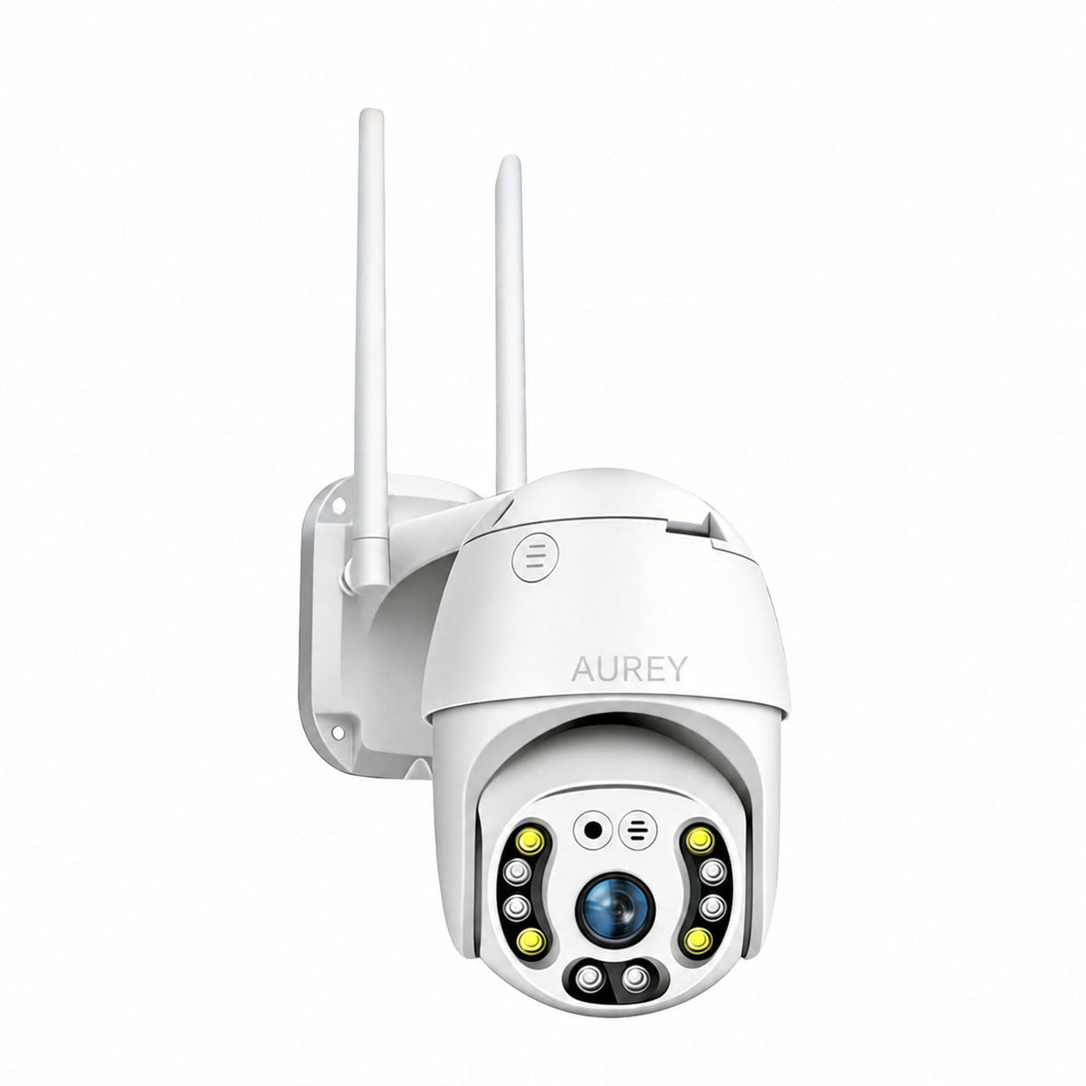 WiFi PTZ Outdoor Security Camera, Wireless CCTV Camera with Night Vision, Motion Detection & Two-Way Audio