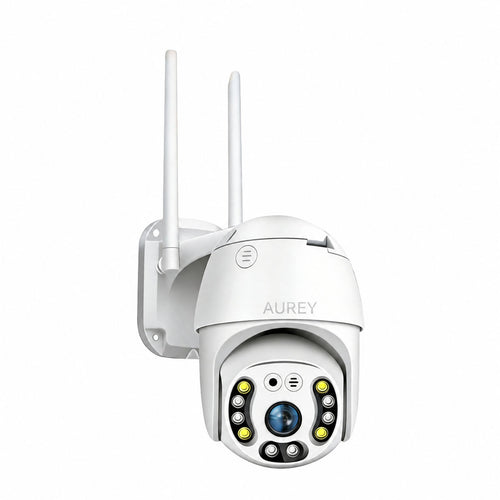 2MP WiFi PTZ Outdoor Security Camera, CCTV Camera with Night Vision, Motion Detection & Two-Way Audio