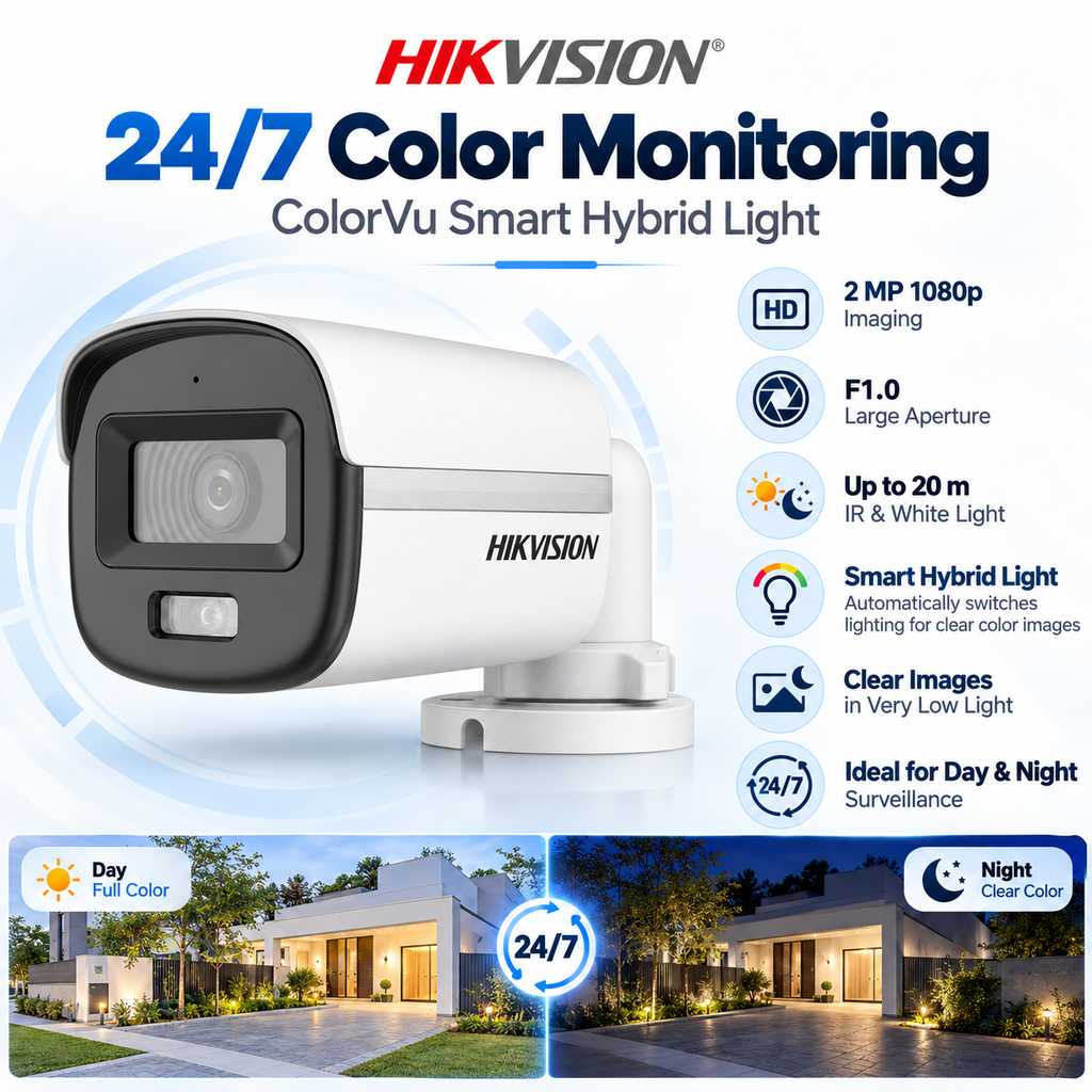 Hikvision DS-2CE10DF0T-LFS Analog Bullet Camera