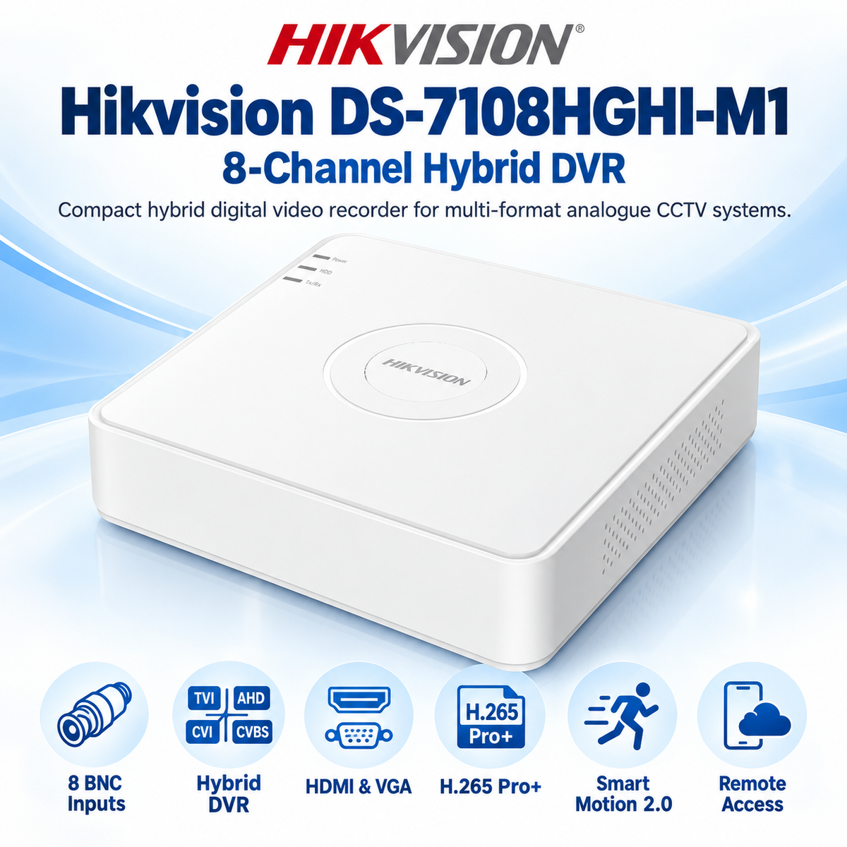 Hikvision DS-7108HGHI-M1 8-Channel DVR