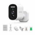AUREY WiFi 2MP Battery Security Camera, Outdoor Camera with Night Vision, Motion Detection & Two-Way Audio