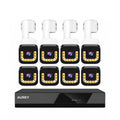 AUREY 8-Channel AHD Wired Security Camera System, 8-Camera CCTV Kit with DVR, Night Vision & Remote Viewing, Hard Drive Not Included