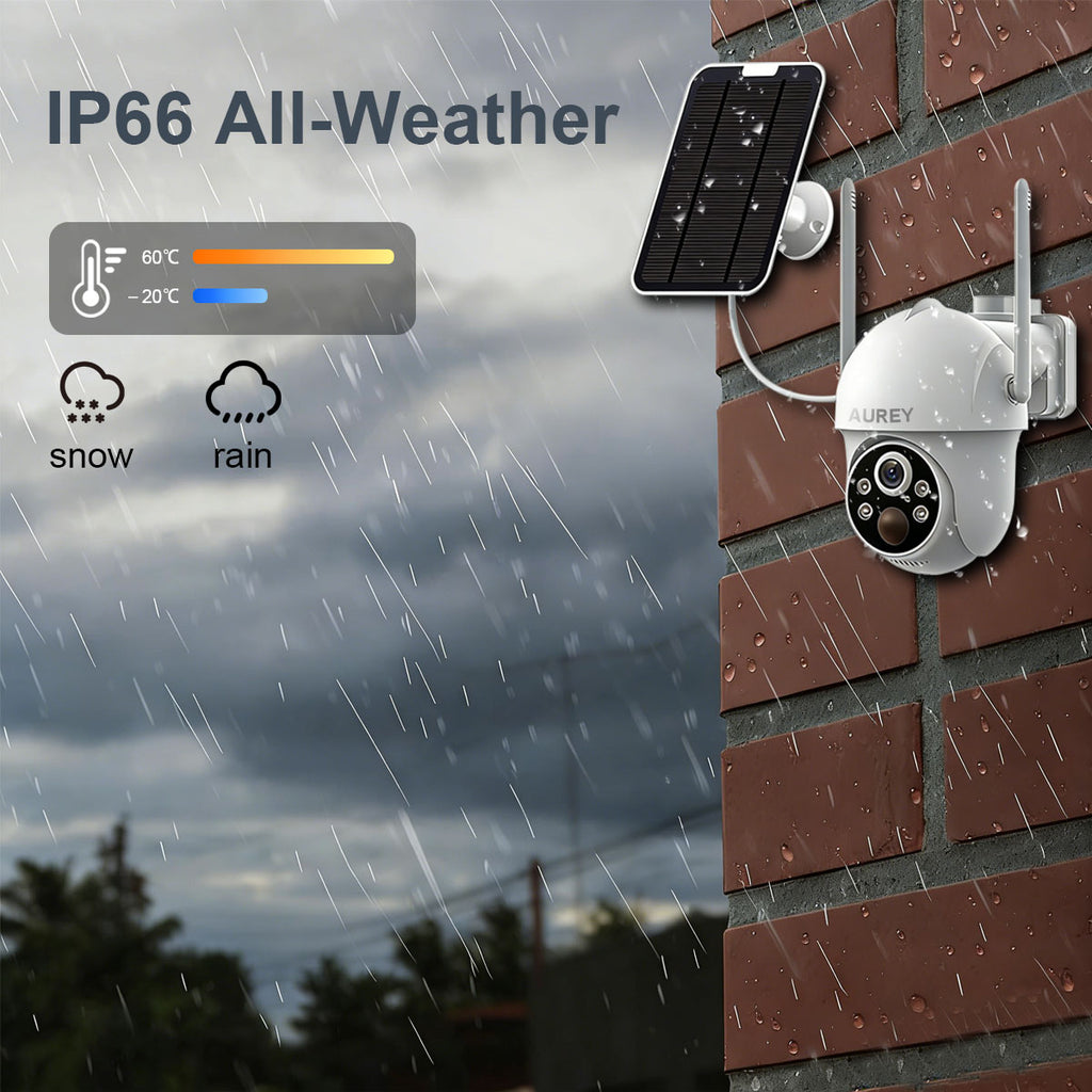 Aurey WIFI 4MP Outdoor Security Camera