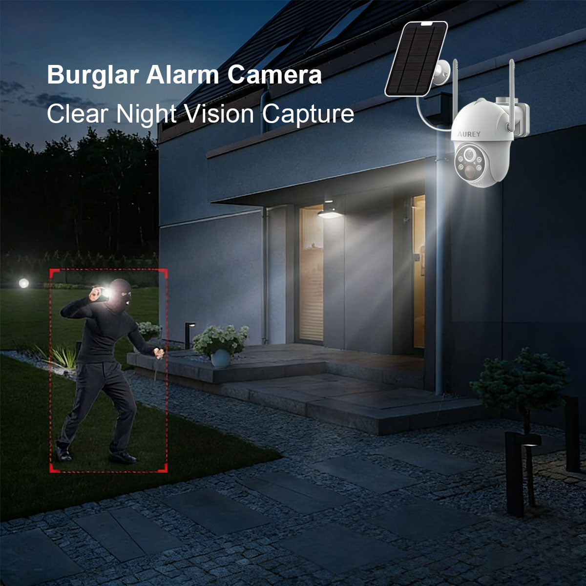 Aurey WIFI 4MP Outdoor Security Camera