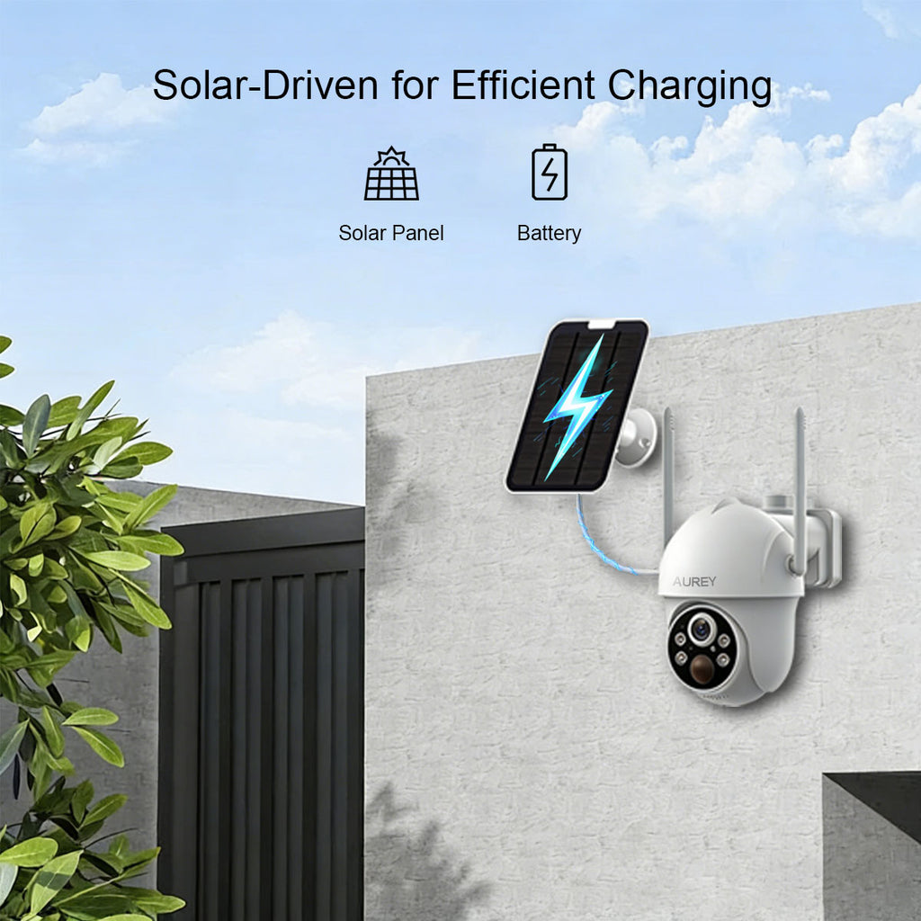 Aurey WIFI 4MP Outdoor Security Camera