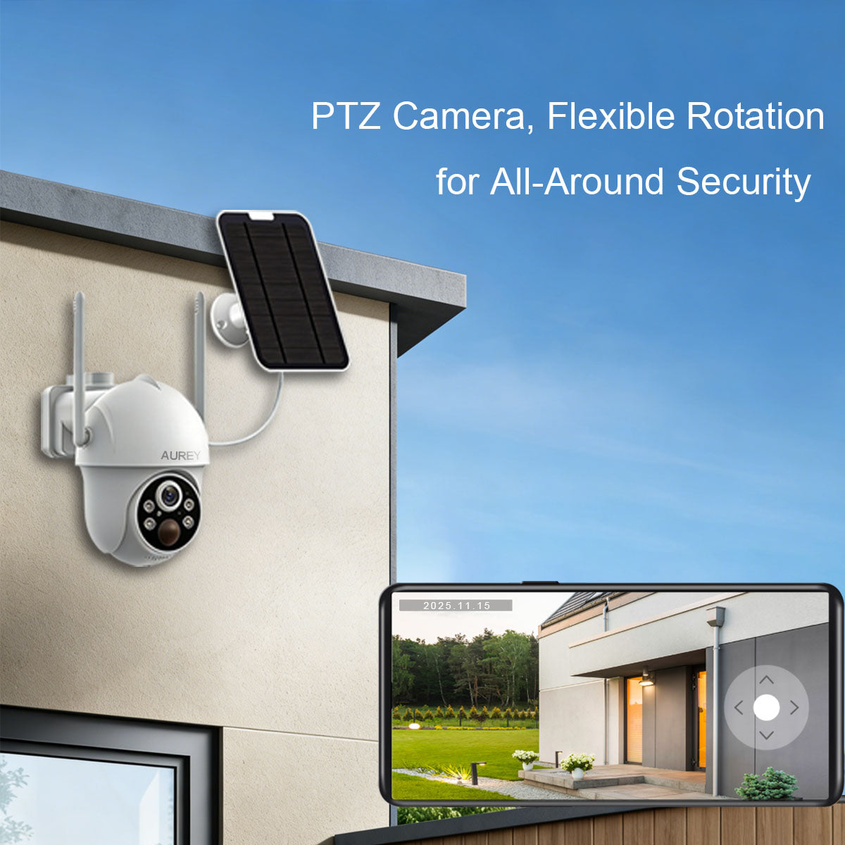Aurey WIFI 4MP Outdoor Security Camera