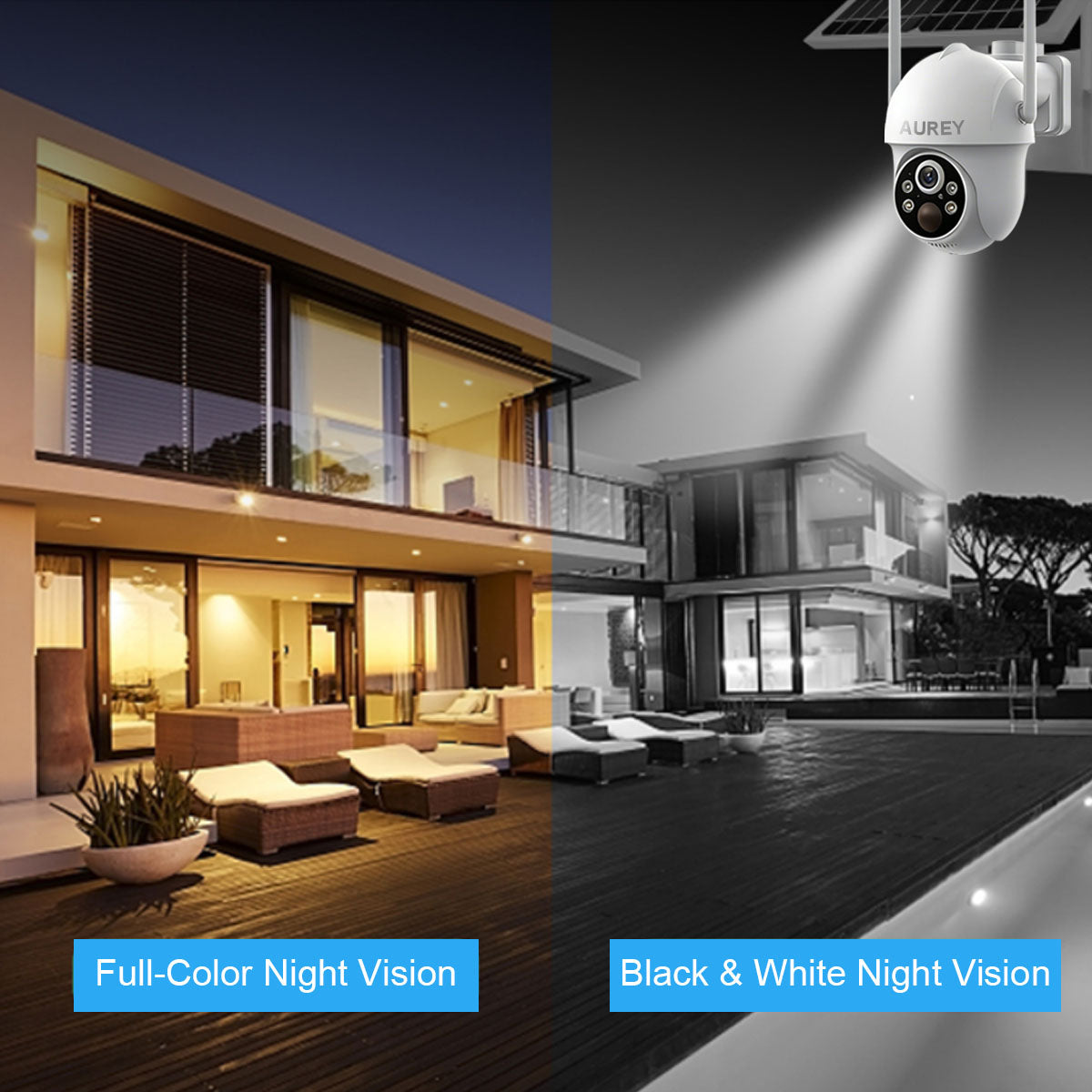 Aurey WIFI 4MP Outdoor Security Camera