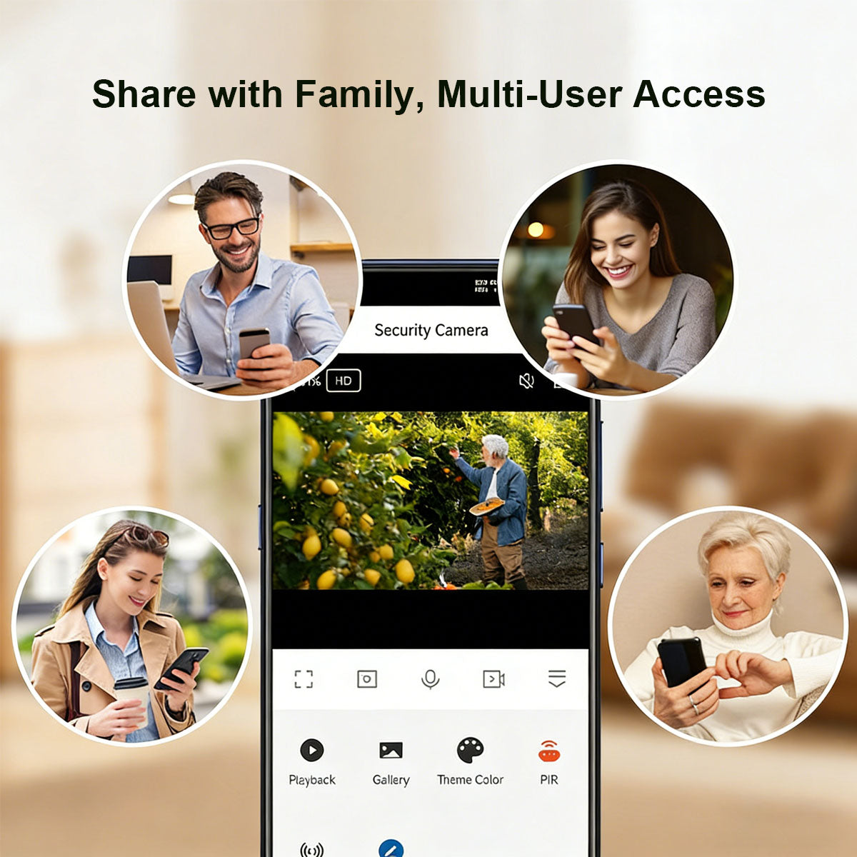 AUREY 4G Solar 2MP Battery Security Camera, Outdoor Camera with Solar Panel, Night Vision & Motion Alerts