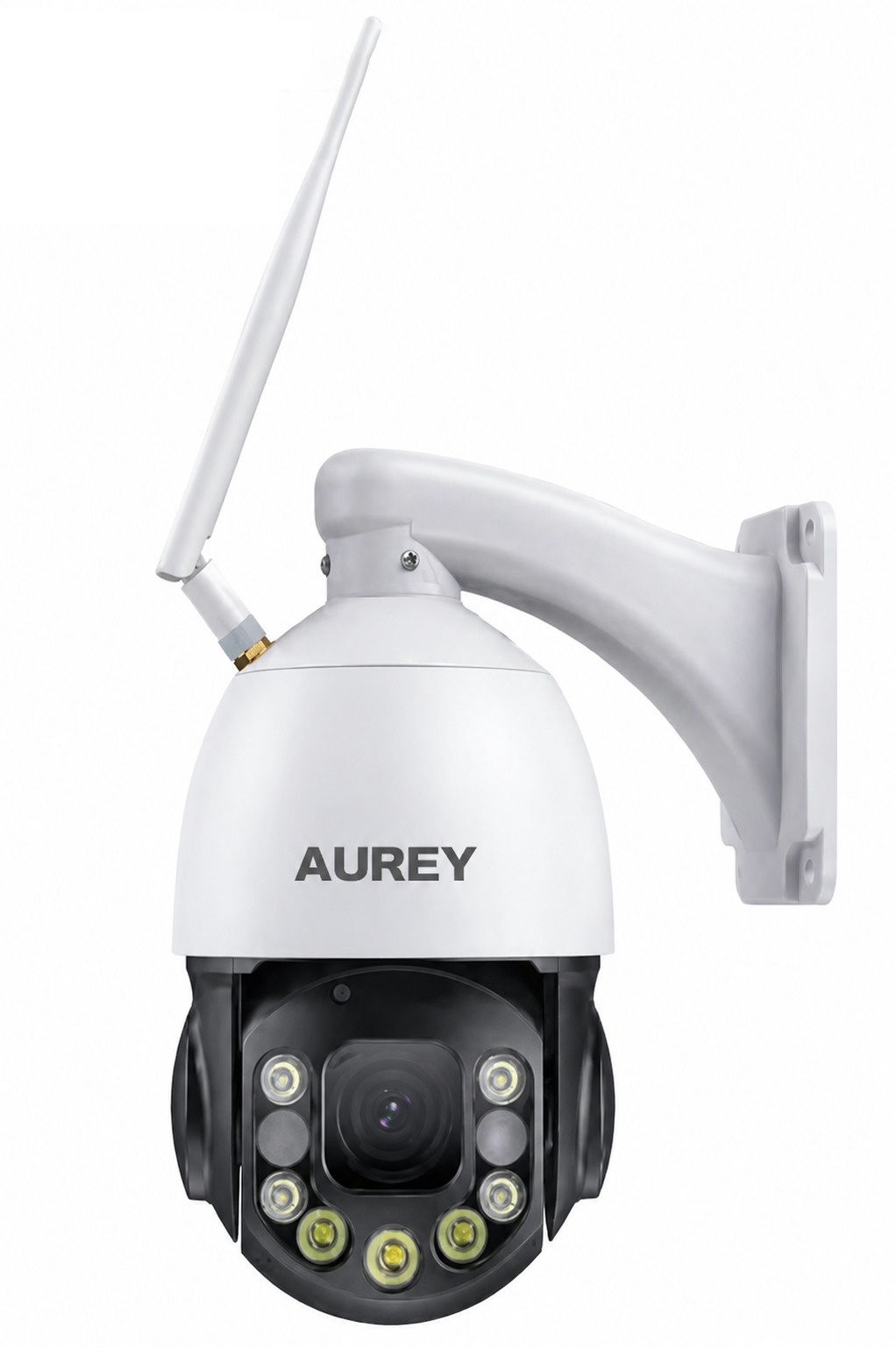 AUREY  48X Zoom 5MP WiFi PTZ Security Camera, Outdoor CCTV Dome Camera with Night Vision & Remote App Viewing