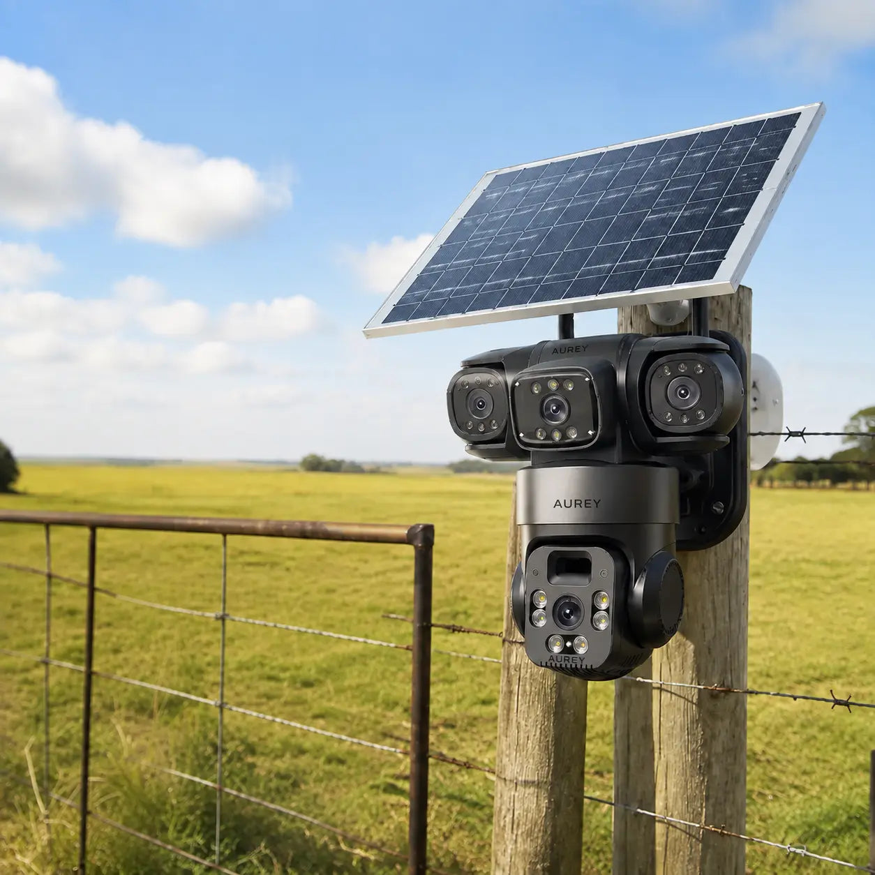 AUREY 4G and SIM Solar Cameras